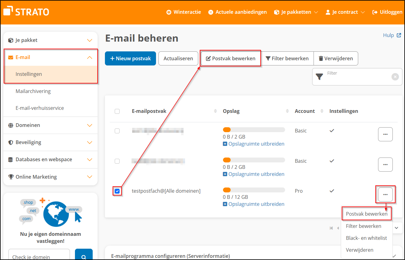 E-mail-Postvak-bewerken E-mail-Postvak-bewerken