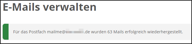 Mails wiederhergestellt (2023) Mails wiederhergestellt (2023)
