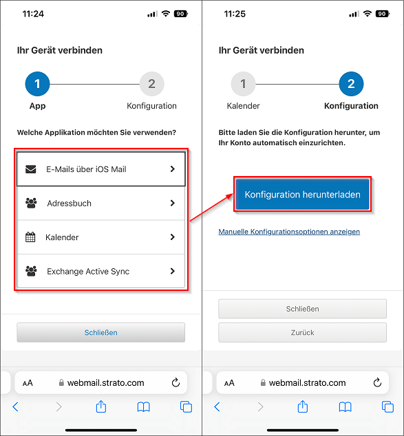 App + Konfiguration App + Konfiguration