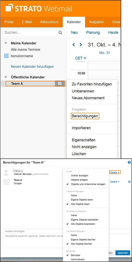 Wie erstelle ich Freigaben/Berechtigungen in STRATO Webmail?-1.jpg