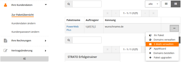 KEIN MAILABRUF VON STRATO visual data 5