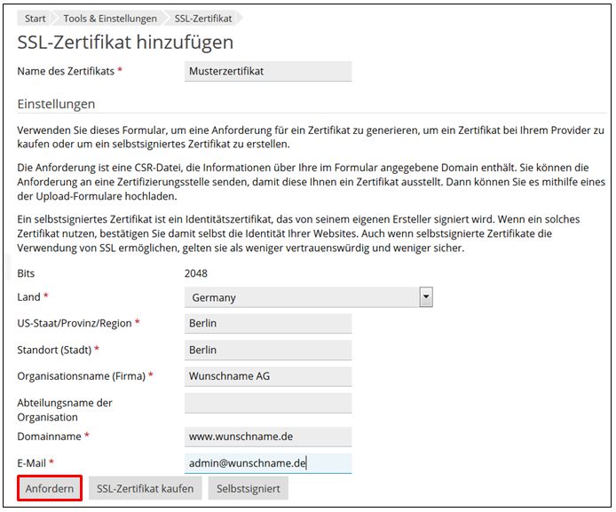 So Verwalten Sie Ein Ssl Zertifikat Für Ihre Website