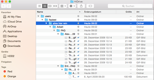 HiDrive-Software für den Mac: Synchronisationsstatus von Dateien und Verzeichnissen-1.png