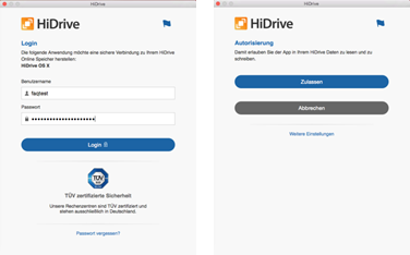 hidrive app mac