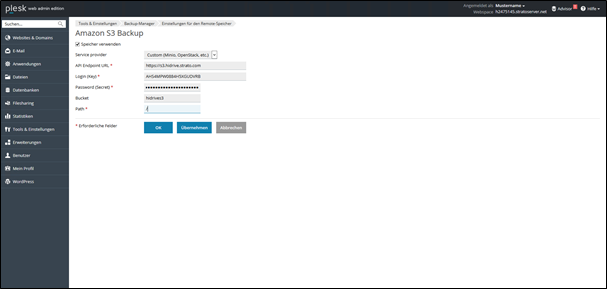 HiDrive S3 Speicher mit Plesk einbinden-9.png