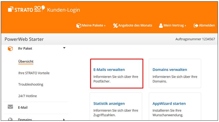 Abwesenheitsnotiz Im E Mailpostfach Einrichten Strato