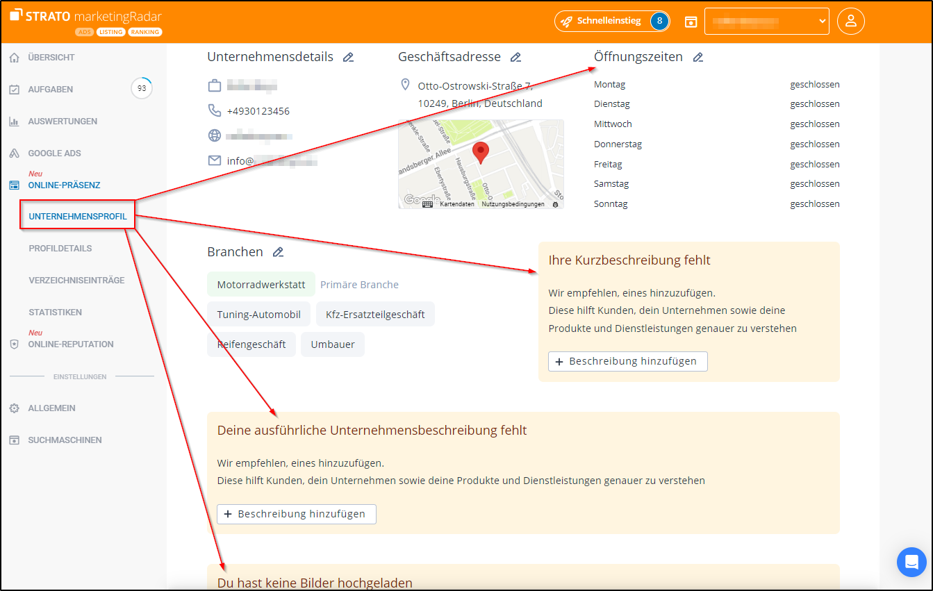 Unternehmensprofil Unternehmensprofil