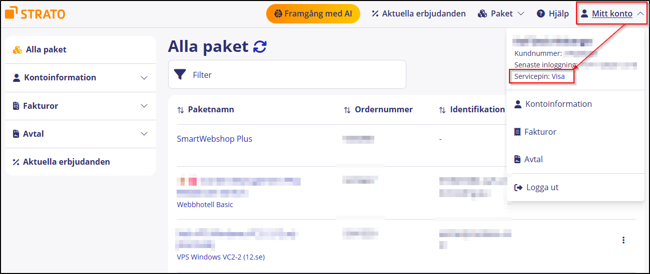 Servicepin Visa Servicepin Visa