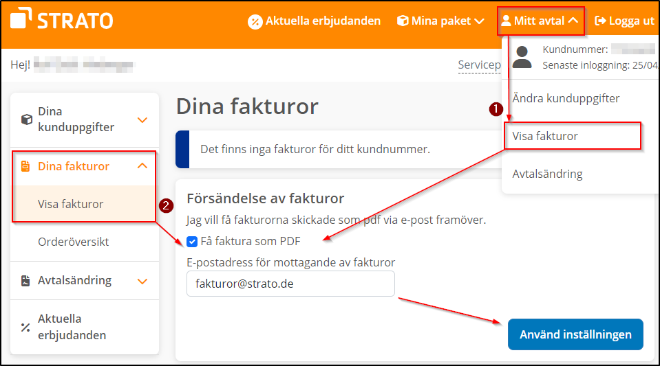 Faktura som PDF Faktura som PDF