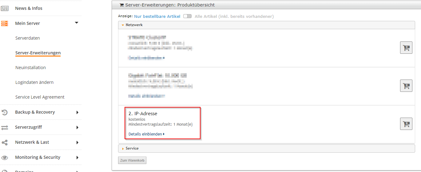 order 1 additional IPv4 address 2 order 1 additional IPv4 address 2