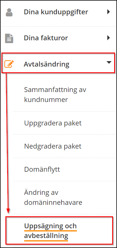 Uppsägning Uppsägning