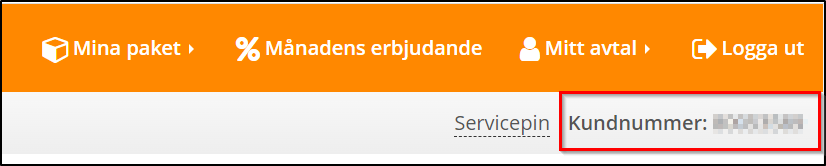 kundnnummer kundnnummer