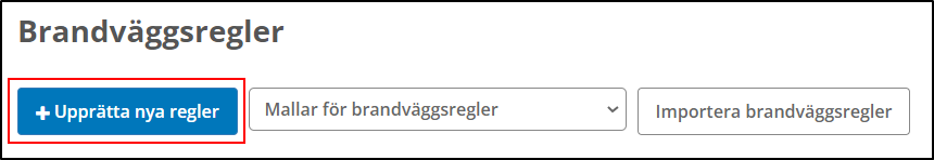 Add firewall rule