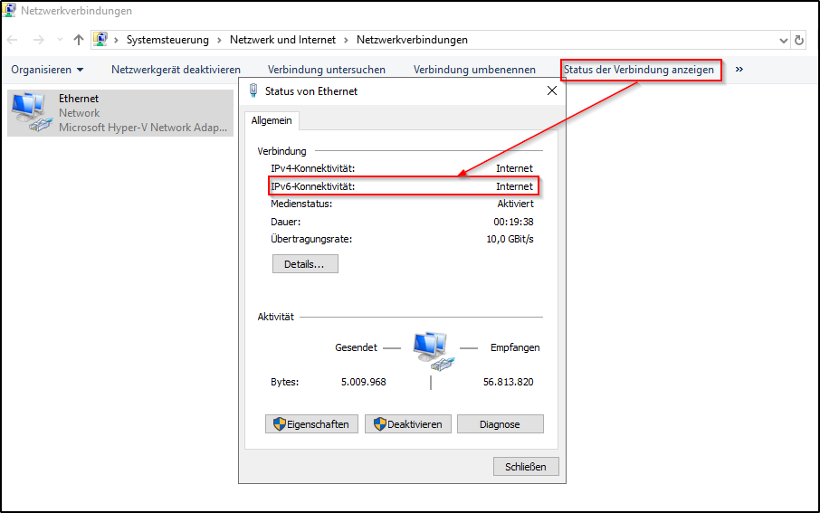 Windows Server Netzstatus Windows Server Netzstatus