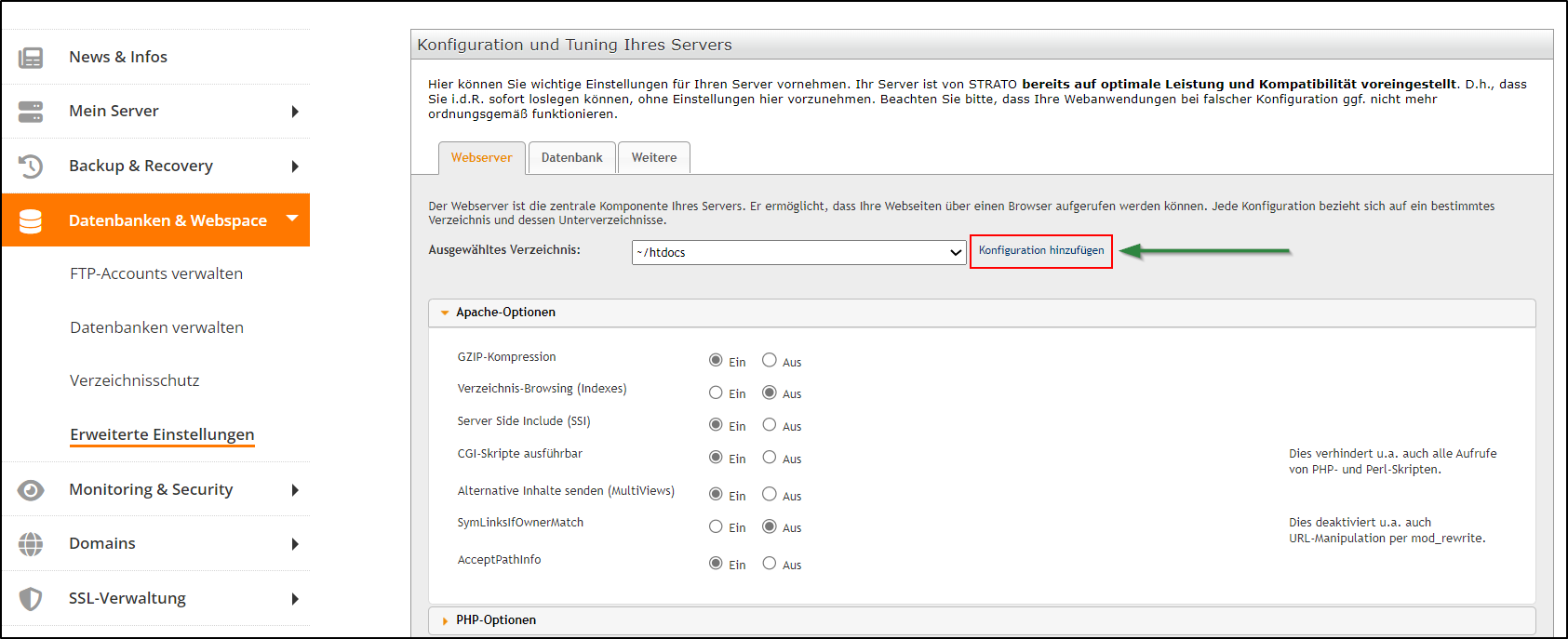 webserver-add-configuration webserver-add-configuration