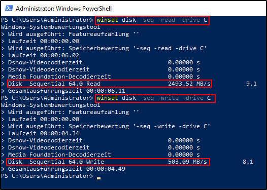Festplatten-Performance Festplatten-Performance