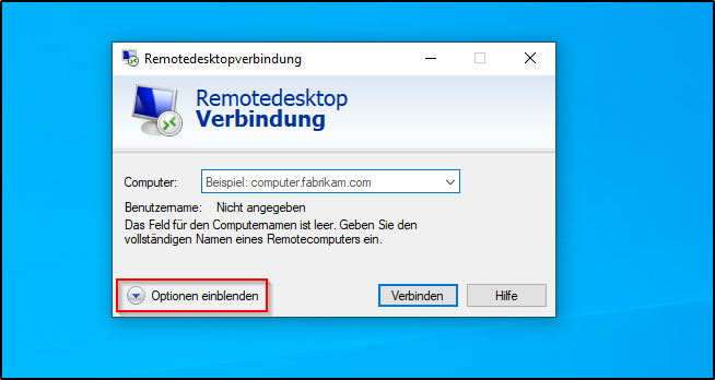 Remotedesktopverbindung2