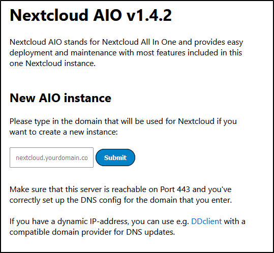 Domain zuweisen Domain zuweisen