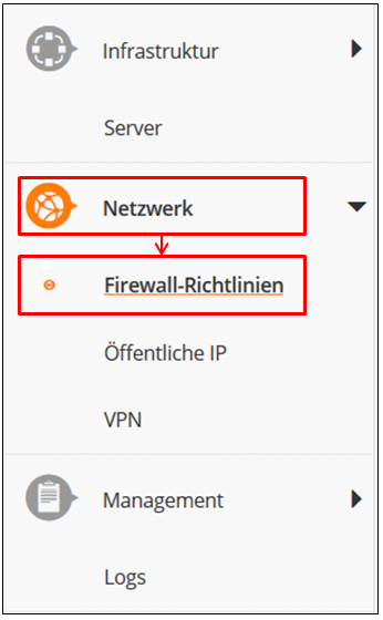 Netzwerk-Firewall im Root Server einstellen | STRATO