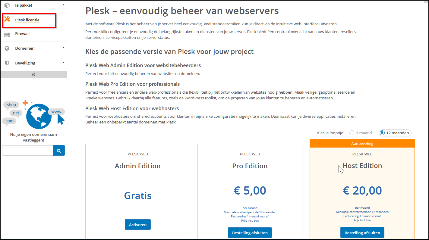 plesk-licentie plesk-licentie