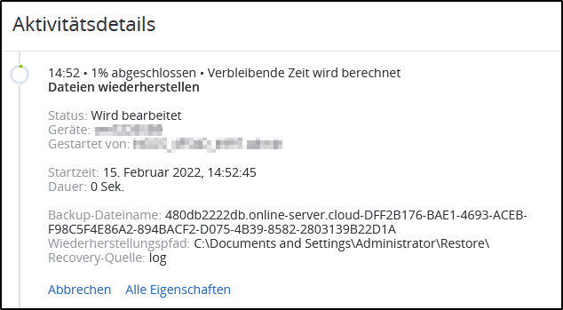Recovery am Laufen Recovery am Laufen