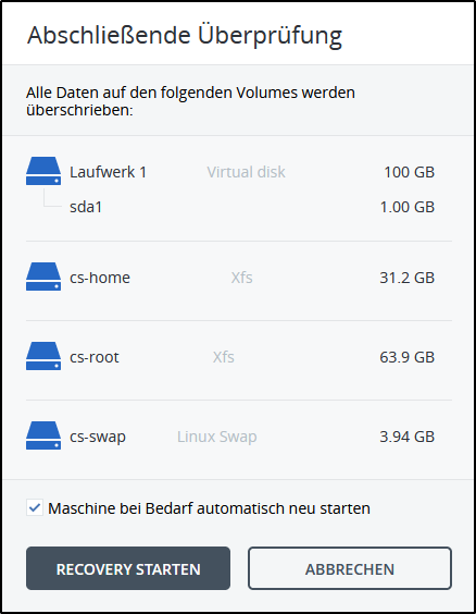 System-Wiederherstellung letzter check System-Wiederherstellung letzter check