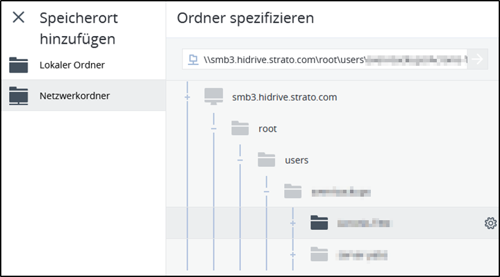 Verzeichnis auswählen Verzeichnis auswählen
