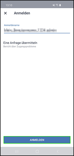 Android-Agent - Anmelden Android-Agent - Anmelden