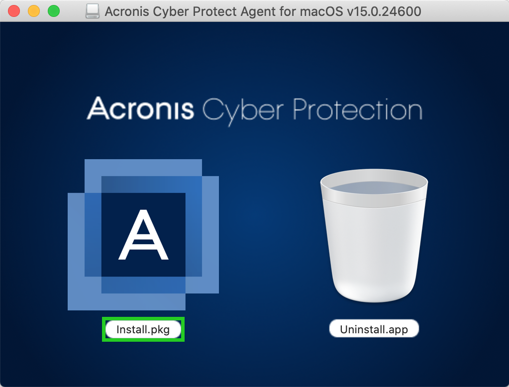 Mac-Agent - Installation starten Mac-Agent - Installation starten