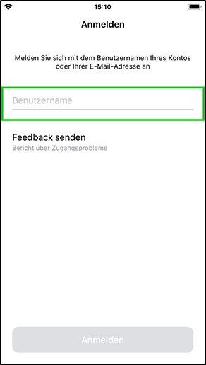 iOS-Agent - Anmelden iOS-Agent - Anmelden
