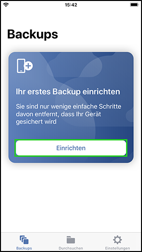 iOS-Agent - Einrichten iOS-Agent - Einrichten