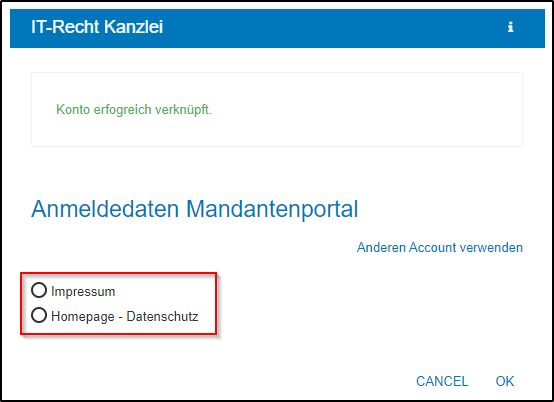 Widget einstellen Widget einstellen