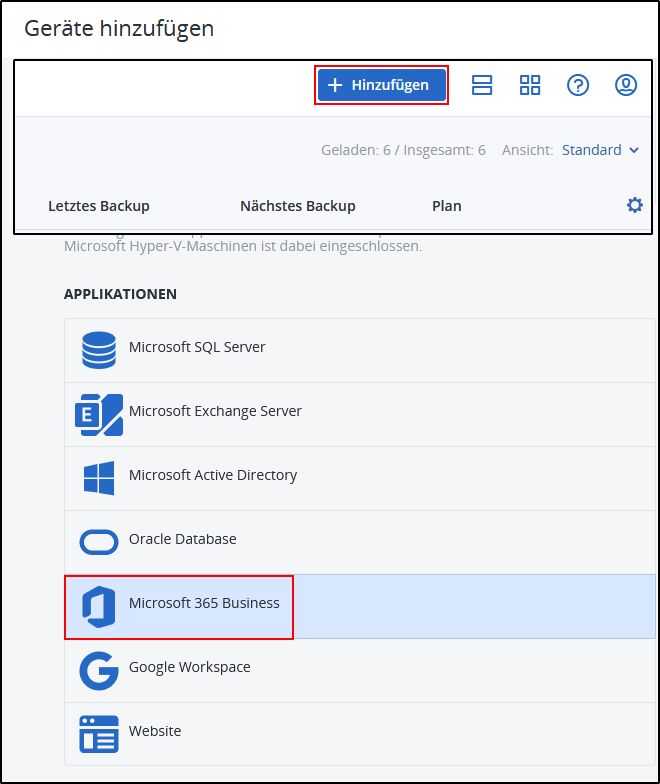 Office 365 Account hinzufügen Office 365 Account hinzufügen