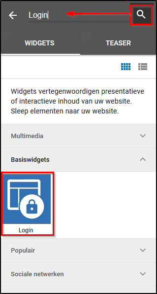 loginwidget loginwidget