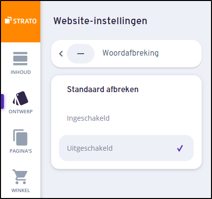 Ontwerp Woordafbreking Ontwerp Woordafbreking