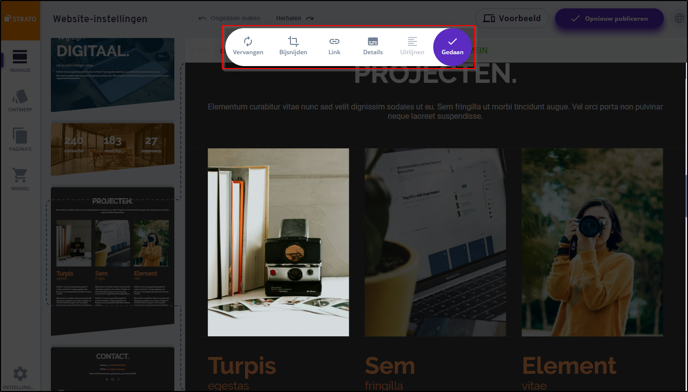 Inhoud Afbeelding bewerken Inhoud Afbeelding bewerken