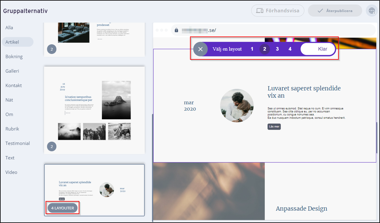 Innehall - vaelj avsnitt Innehall - vaelj avsnitt
