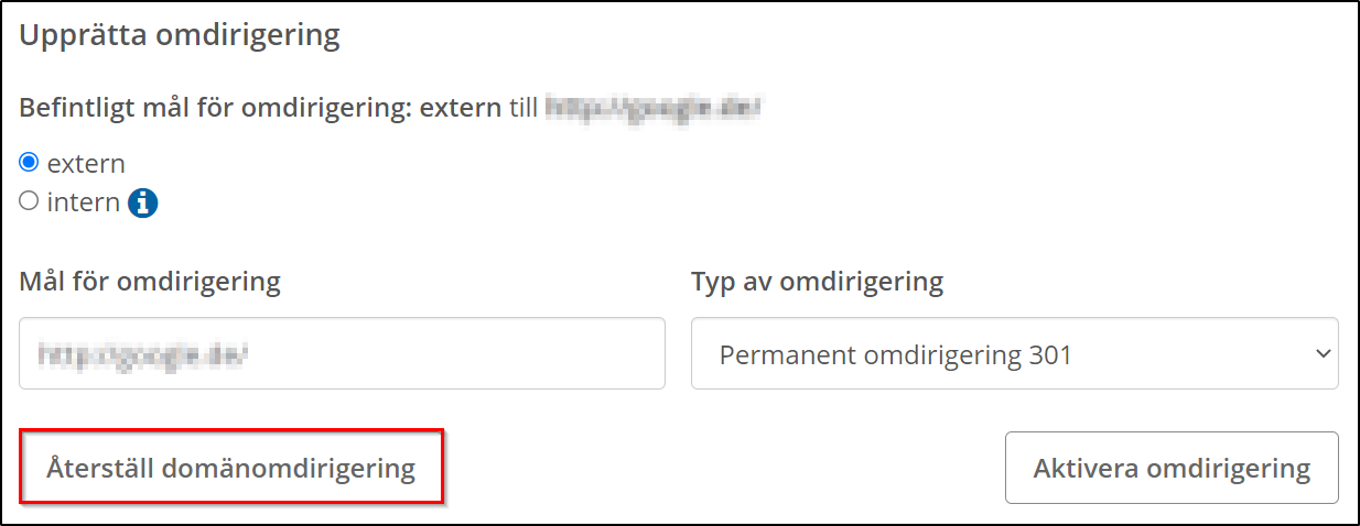 omdirigering omdirigering