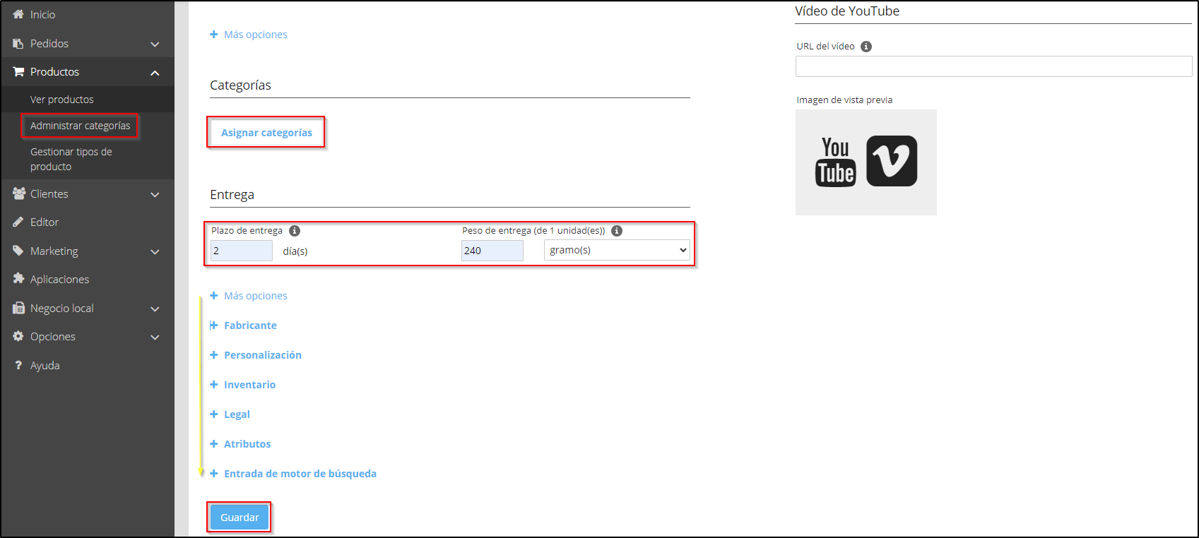 Detalles del producto Detalles del producto