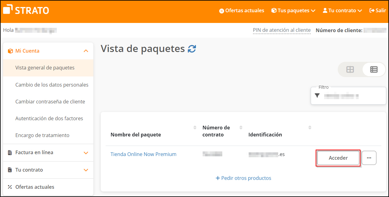 Tienda Online Acceder Tienda Online Acceder