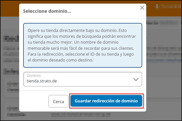 Seleccione dominio Seleccione dominio
