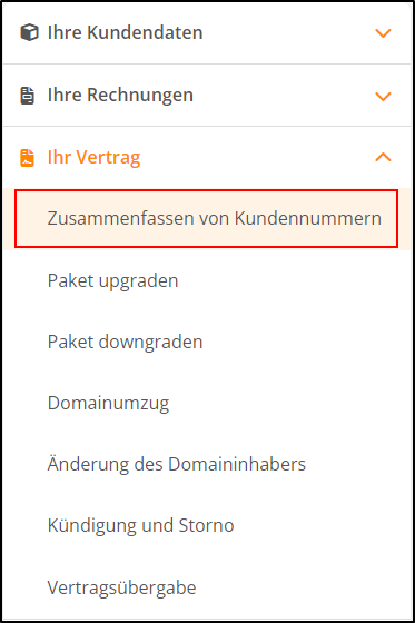 Zusammenfassen von Kundennummern Zusammenfassen von Kundennummern