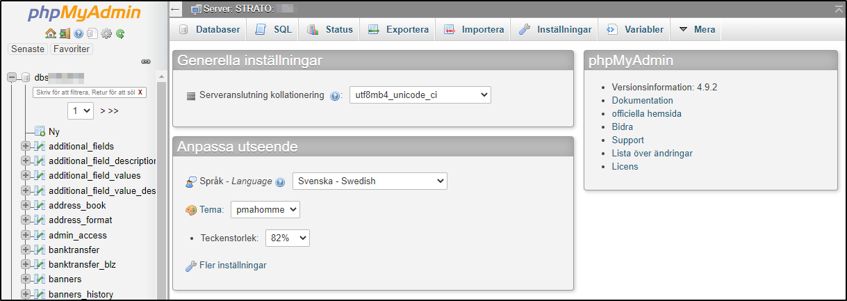 PhpMyAdmin PhpMyAdmin