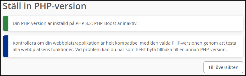 PHP-version_instaelld PHP-version_instaelld