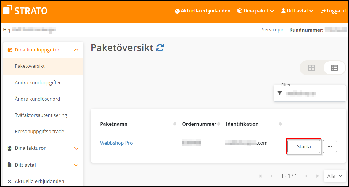Webbshop Starta Webbshop Starta
