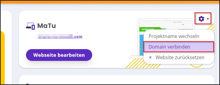 SmartWebshop - Domain verbinden SmartWebshop - Domain verbinden