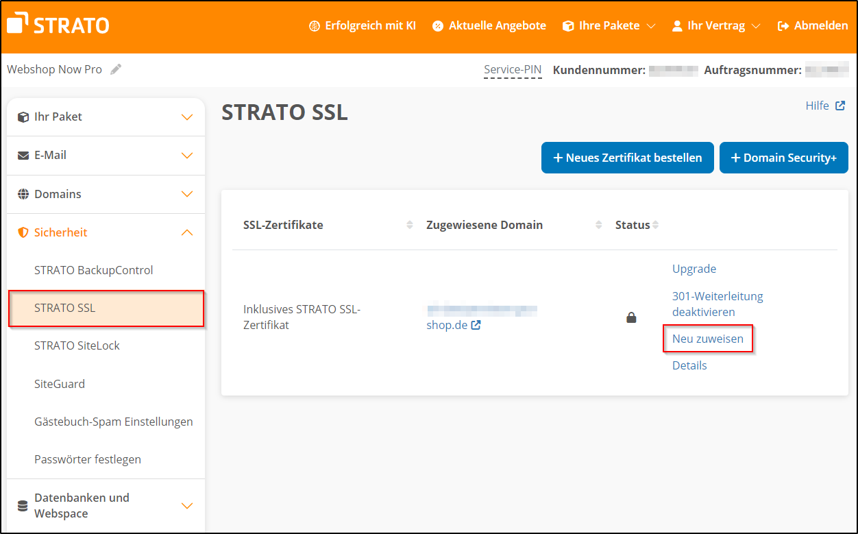 SSL-Verwaltung SSL-Verwaltung